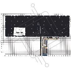 Клавиатура для ноутбука Lenovo IdeaPad 3-15ARE05 черная