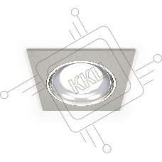 Комплект встраиваемого светильника Ambrella light XC7633061 SGR/PSL серый песок/серебро полированное MR16 GU5.3 (C7633, N7022)