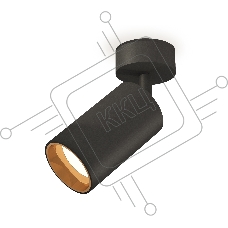 Светильник Ambrella Light XM6323004 SBK/PYG черный песок/золото желтое полированное MR16 GU5.3 (A2210, C6323, N6113)