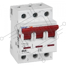 Выключатель нагрузки модульный OptiDin BM63PL-340-УХЛ3 (ВМ63PL) КЭАЗ 328169