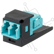 Адаптер Panduit CMDSAQLCZBL проходн. Mini-ComLC дупл. 50/125 OM3 черный