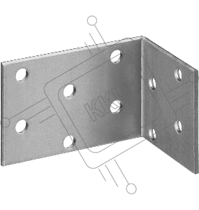 Уголок крепежный анкерный УКА-2.0, 40x60x40 x 2мм, ЗУБР