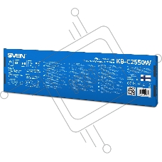 Беспроводной набор Sven ножничная клавиатура + мышь KB-C2550W чёрный (109 кл.,12Fn, 1000DPI, 2+1 кл.)