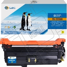 Картридж лазерный G&G GG-CE252A CE252A желтый (7000стр.) для HP CLJ CP3525n/CP3525dn/CP3525X/CP3520/CM3530fs MFP/CM3530 MFP
