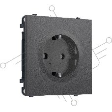 Комплект механизма электрической розетки SIGMA Антрацит серый 50Hz 2P+E с/з 16A-250V QUANT PRO (SP6560, PR141)