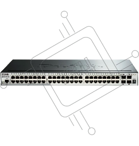 Коммутатор D-Link DGS-1510-52X/A2A Настраиваемый стекируемый коммутатор SmartPro уровня 2+ с 48 портами 10/100/1000Base-T и 4 портами 10GBase-X SFP+