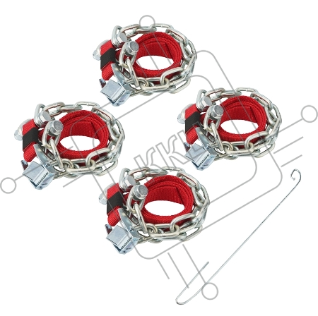 Цепи (браслеты) противоскольжения REXANT для кроссоверов (колеса 205-225 мм), к-т 4 шт.