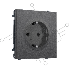 Комплект механизма электрической розетки SIGMA Антрацит серый 50Hz 2P+E с/з с/ш 16A-250V QUANT PRO (SP6570, PR141)