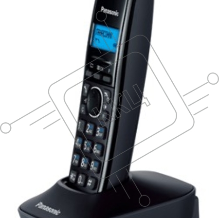 Телефон Panasonic KX-TG1611RUH (серый) {АОН, Caller ID,12 мелодий звонка,подсветка дисплея,поиск трубки}