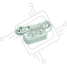 Makel MGP102 Удлинитель 2 гн 2 м   