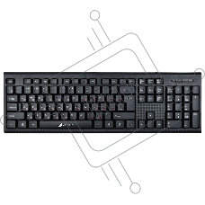 Клавиатура Oklick 120M проводная, USB, черный