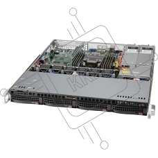 Серверная платформа Supermicro SYS-510P-MR 1U, LGA-4189, TDP 270W, Intel C621A, 8xDDR4, 4x 3.5