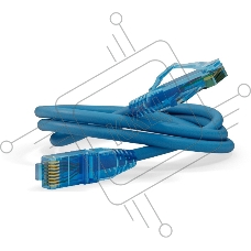 Патч-корд Hyperline PC-LPM-UTP-RJ45-RJ45-C6-2M-LSZH-BL U/UTP, Cat.6, LSZH, 2 м, синий