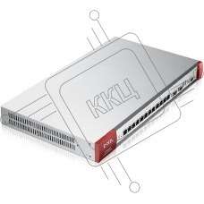 Межсетевой экран ZYXEL ZyWALL ATP800 Firewall Rack, 12 configurable (LAN / WAN) ports GE, 2xSFP, 2xUSB3.0, AP Controller (2/130), Device HA Pro, with support for Sandbox and Botnet Filter, with a 1 year Gold subscription ( full UTM-functionality and contr