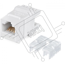 Модуль Lanmaster NTSS-KJ-UTP-RJ45-6-180-WT информ. KeystoneRJ45 кат.6 UTP бел.