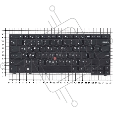 Клавиатура для ноутбука Lenovo ThinkPad E450 E455 E450C черная
