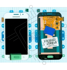 Дисплей для Samsung Galaxy J1 Ace SM-J110H белый