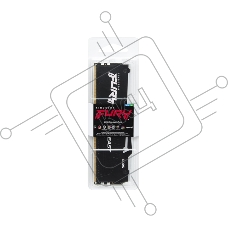 Оперативная память Kingston 32GB Kingston DDR5 5200 DIMM FURY Beast RGB XMP Gaming Memory KF552C40BBA-32 Non-ECC, CL40, 1.25V, 2RX8 40-40-40  288-pin 16Gbit, RTL