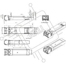 Модуль SNR SFP+ WDM, дальность до 3км (5dB), 1270нм