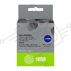 Картридж ленточный Cactus CS-LK3WBN черный шрифт, белый фон (9 мм, 9 м) для Epson LW300/LW400/LW700/LW600P/LW1000P/K400/Z700/Z900