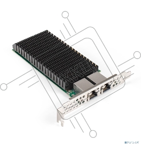 Сетевой адаптер ExeGate EXE-X540-T2 (PCI-E x8 v3.0, порты 2xRJ45 (медные), 10Gb/s (10/5/2.5/1Gb/s, 100Mb/s), Server NIC Intel Chipset X540-AT2)