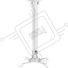 Кронштейн для проектора Cactus CS-VM-PRV2-WT белый макс.13.5кг настенный и потолочный поворот и наклон