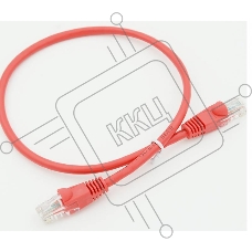Сетевое оборудование Patchcord molded 5E Copper 0.5m Red
