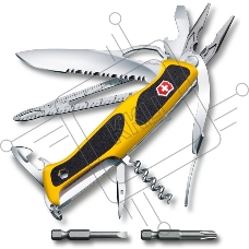 Нож перочинный Victorinox RangerGrip Boatsman (0.9798.MWC8) 130мм 22функций желтый/черный карт.коробка