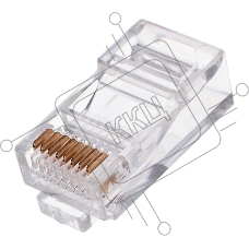 Вилка RJ-45 (8P8C) PLUG3UP6/10 универсальная кат.5e, контакты 6 микродюймов