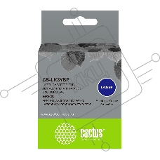Картридж ленточный Cactus CS-LK3YBP черный шрифт, желтый фон (9 мм, 9 м) для Epson LW300/LW400/LW700/LW600P/LW1000P/K400/Z700/Z900