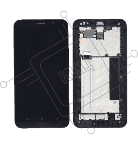 Дисплей для Asus ZenFone 2 ZE551ML черный с рамкой