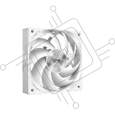 Система охлаждения/ PCCooler DS360 WH (310W, 360mm, LED temp., White, ARGB Pump/ Fans: 3x120mm, 86.73CFM, 28dBA, 2200RPM/ Pump height 67mm, 28dBA, 3200RPM, Rad thickness 27mm/ S: 1851, 1700, 1200, 20XX, 115X, AM5, AM4)