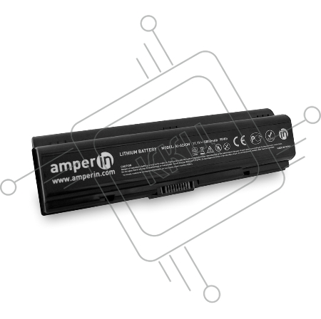 Аккумуляторная батарея Amperin для ноутбука Toshiba Satellite A200 11.1V 8800mAh (98Wh) AI-A200H