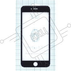 Защитное стекло 4D для Apple iPhone 6/6S Plus черный
