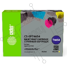 Картридж струйный Cactus CS-EPT46S4 (T46S4) желтый пигментный (30 мл) для Epson SureColor SC-P700