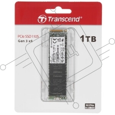 Накопитель SSD Transcend SSD MTE110S, 2048Gb, M.2(22x80мм), NVMe, PCIe 3.0 x4, 3D TLC, R/W 2500/1700Mb/s, IOPs 200 000/250 000, TBW 800, DWPD 0.2 (12 мес.)