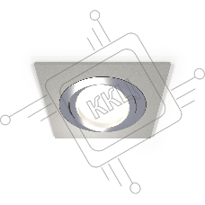 Комплект встраиваемого поворотного светильника Ambrella light XC7633082 SGR/PSL серый песок/серебро полированное MR16 GU5.3 (C7633, N7003)