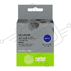 Картридж ленточный Cactus CS-LK6YBP черный шрифт, желтый фон (24 мм, 9 м) для Epson LW700/LW600P/LW1000P/Z700/Z900