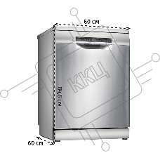 Посудомоечная машина Bosch SMS4IMI62Q, нержавеющая сталь, 60 см, 13 компл., 50 дБ, класс A++
