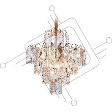 Светильник Ambrella light TR5231/9 SGD/CL/FR золото/прозрачный/белый матовый E27*9 max 40W D500*530
