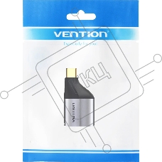 Адаптер-переходник Vention USB CM > DP F Серый
