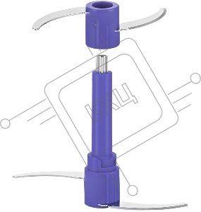 Измельчитель электрический Kitfort КТ-3050-1 белый/фиолетовый