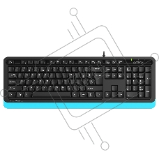 Клавиатура A4Tech Fstyler FKS10 проводная, USB, черный/синий