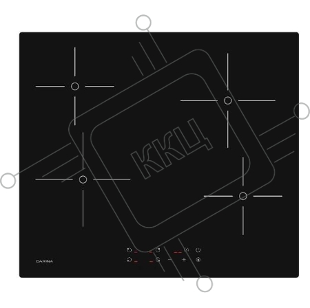 Варочная поверхность Darina PL E323 B черный