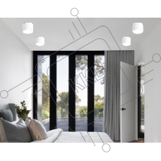 Светильник Ambrella light TN6550 WH белый IP44 GX53 max 15W D82*60
