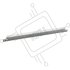 Дозирующее лезвие (Doctor Blade) HP LJ 5200 (Hi-Black)      