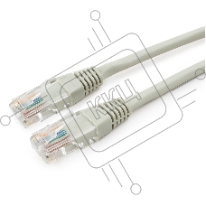 Патч-корд медный UTP Cablexpert PP10-0.25M кат.5, 0.25м, литой, многожильный (серый)