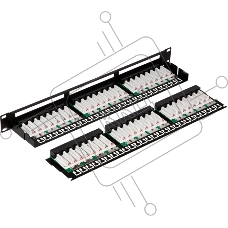 Патч-панель Lanmaster TWT-PP48/1U-U5E 19
