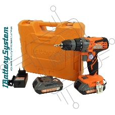 Дрель аккумуляторная СОЮЗ ДШС-18К 18 В, 1BatterySystem, 2 акк. 2 Ач