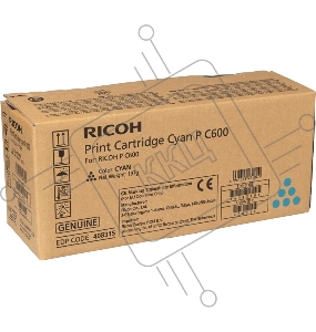 Тонер Ricoh тип P C600 голубой